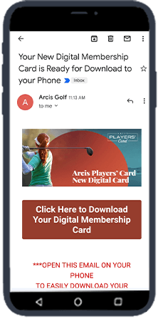 #2  The Digital Membership Card will pop up on your phone automatically.